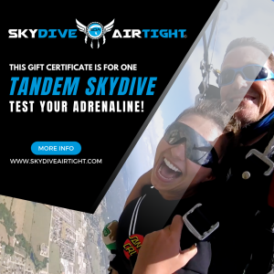 Gift Certificate | Tandem Skydives